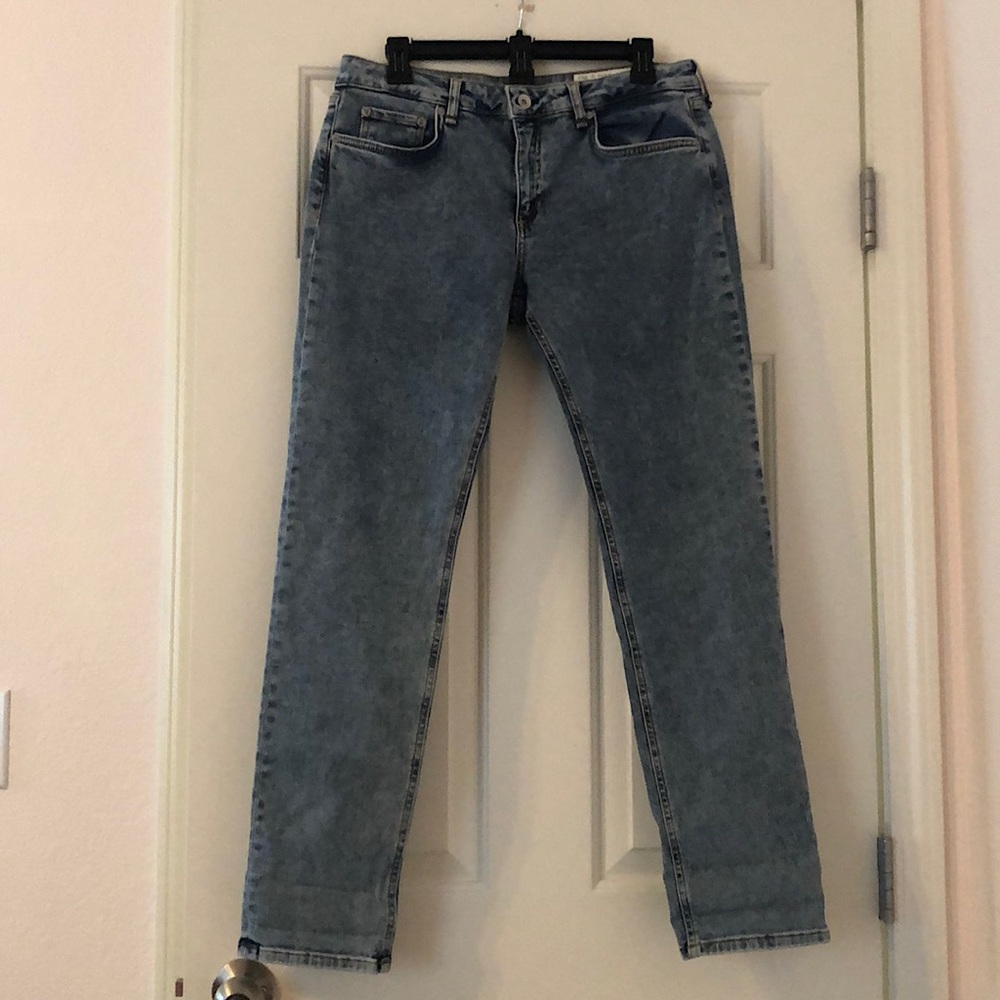 Rag & Bone Loopback Denim Low-Rise Boyfriend Jean